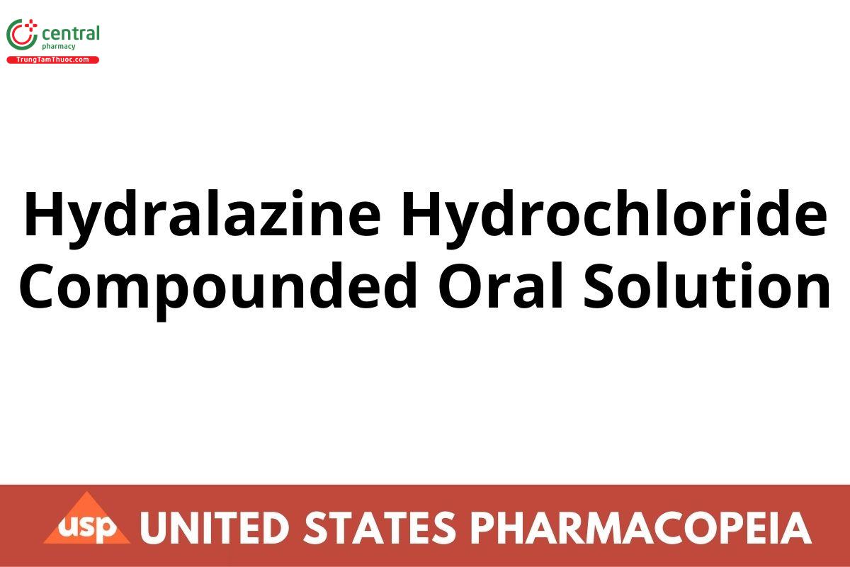 Hydralazine Hydrochloride Compounded Oral Solution