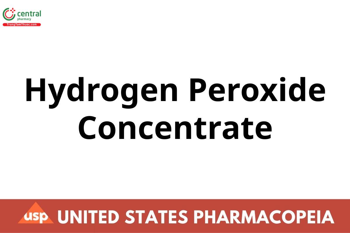 Hydrogen Peroxide Concentrate