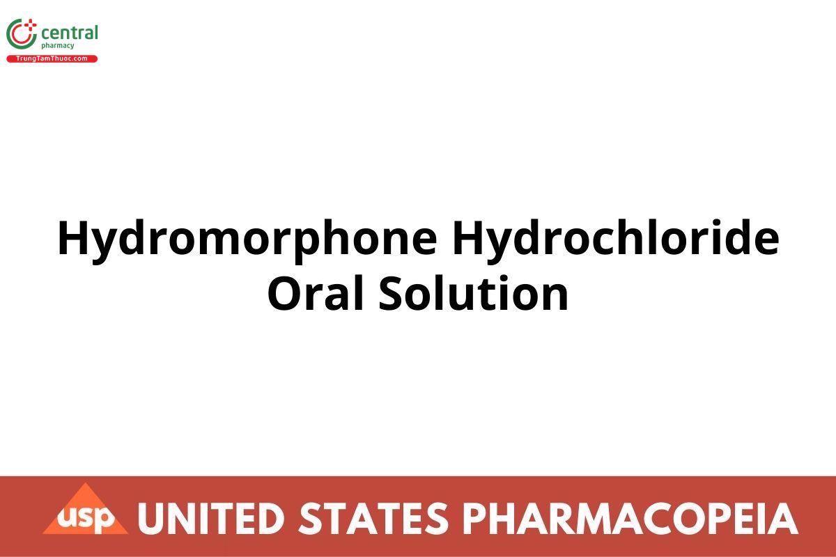 Hydromorphone Hydrochloride Oral Solution