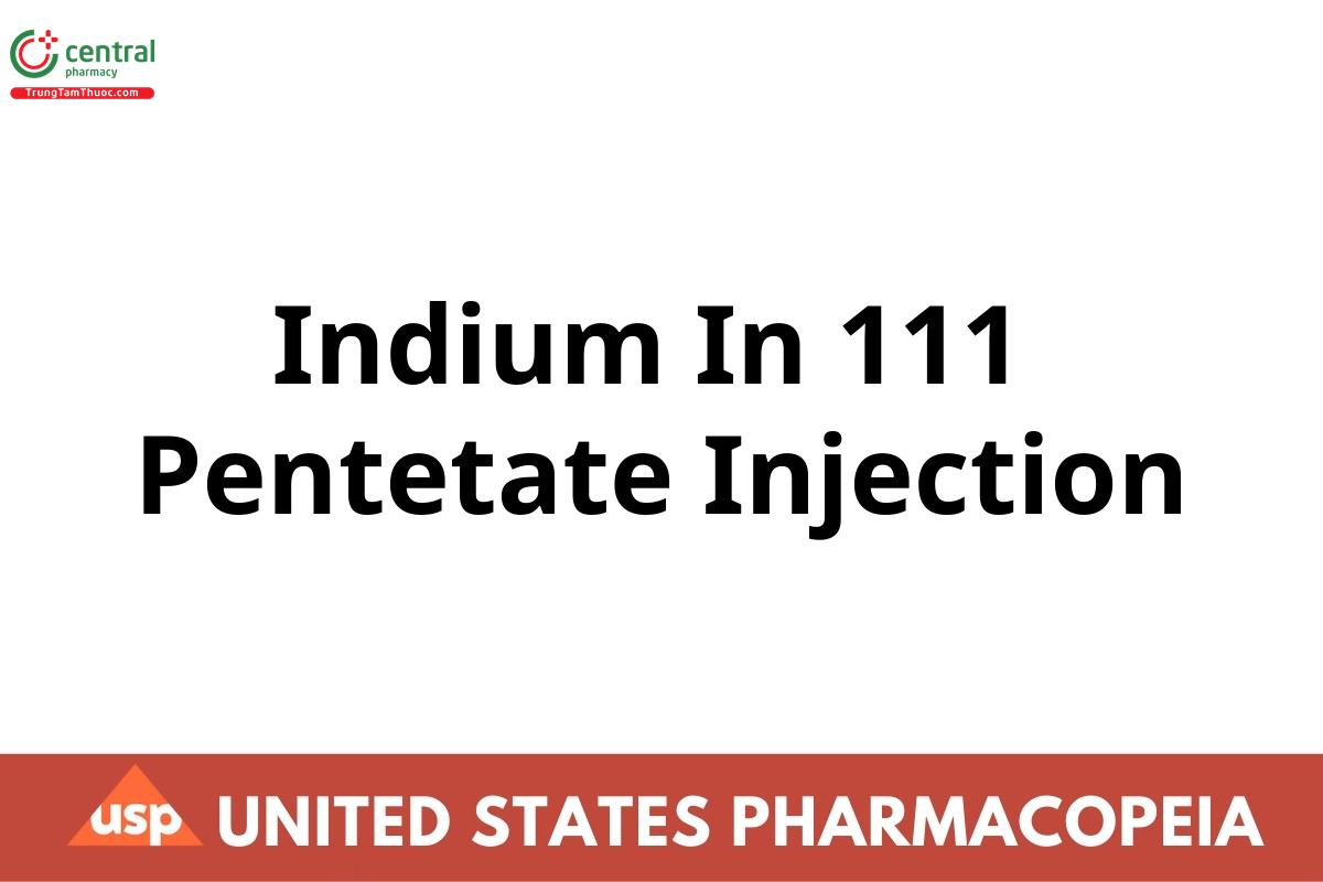 Indium In 111 Pentetate Injection