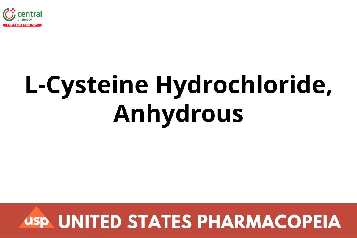 L-Cysteine Hydrochloride, Anhydrous