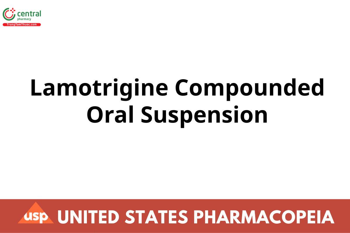 Lamotrigine Compounded Oral Suspension