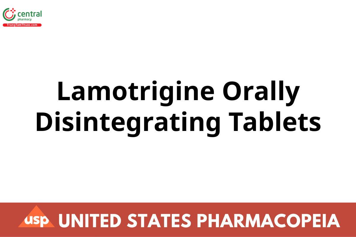 Lamotrigine Orally Disintegrating Tablets