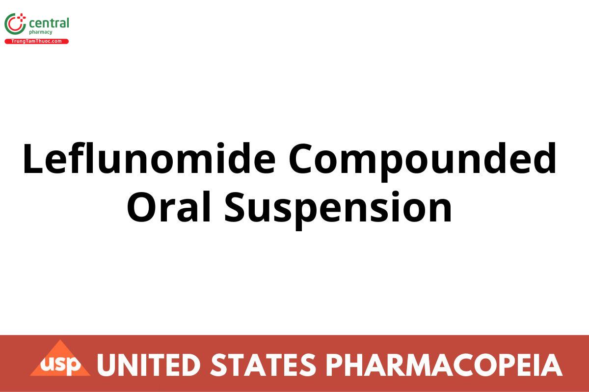 Leflunomide Compounded Oral Suspension