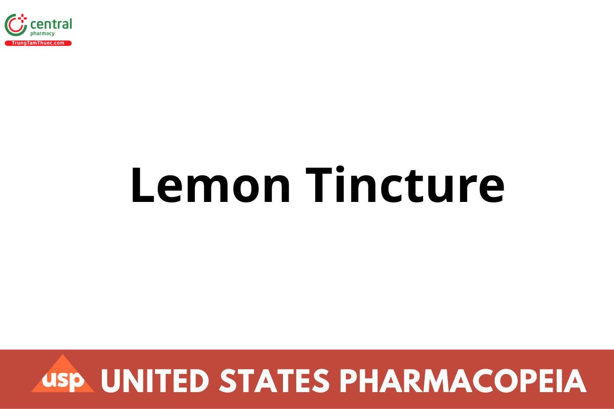 Lemon Tincture