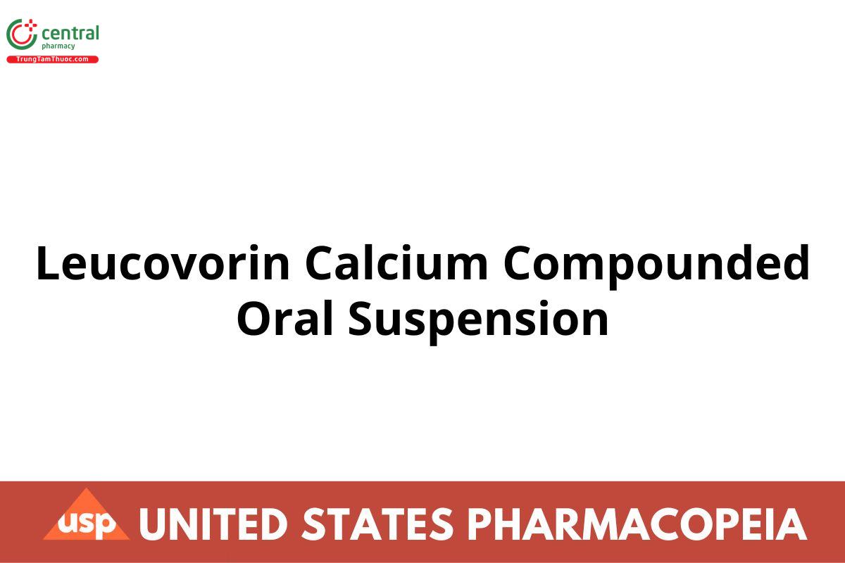 Leucovorin Calcium Compounded Oral Suspension