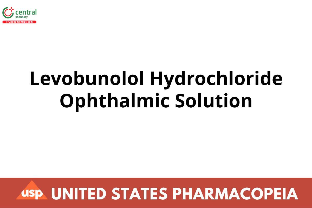 Levobunolol Hydrochloride Ophthalmic Solution