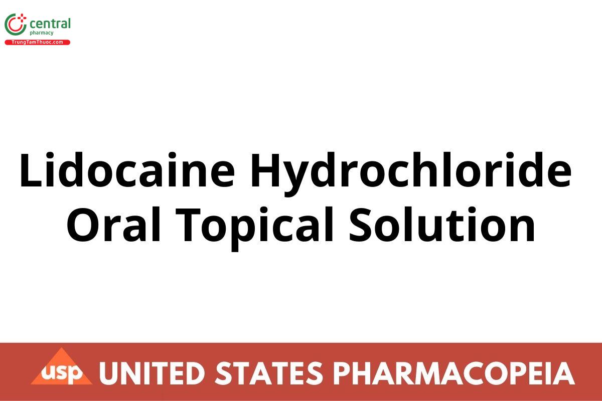 Lidocaine Hydrochloride Oral Topical Solution