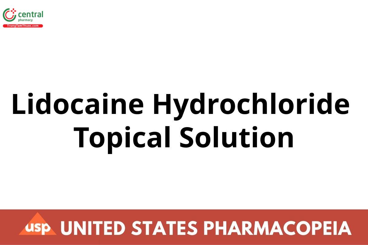 Lidocaine Hydrochloride Topical Solution