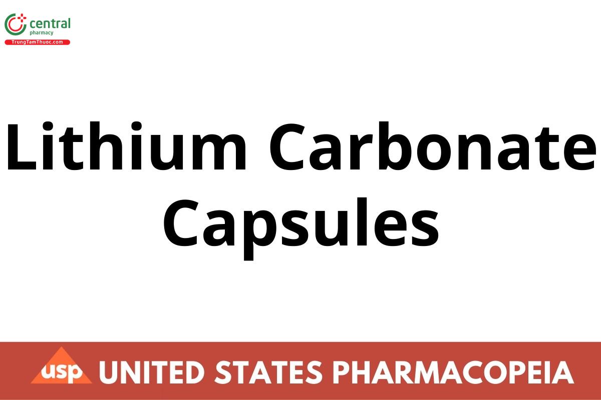 Lithium Carbonate Capsules