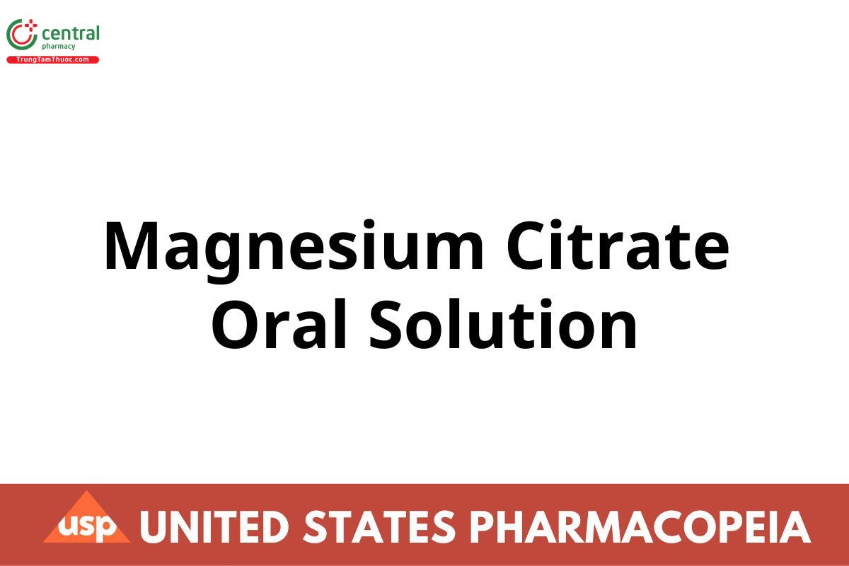 Magnesium Citrate Oral Solution