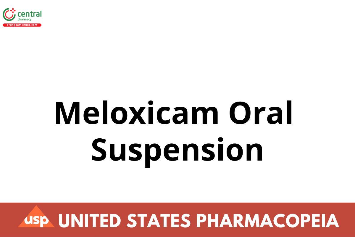 Meloxicam Oral Suspension