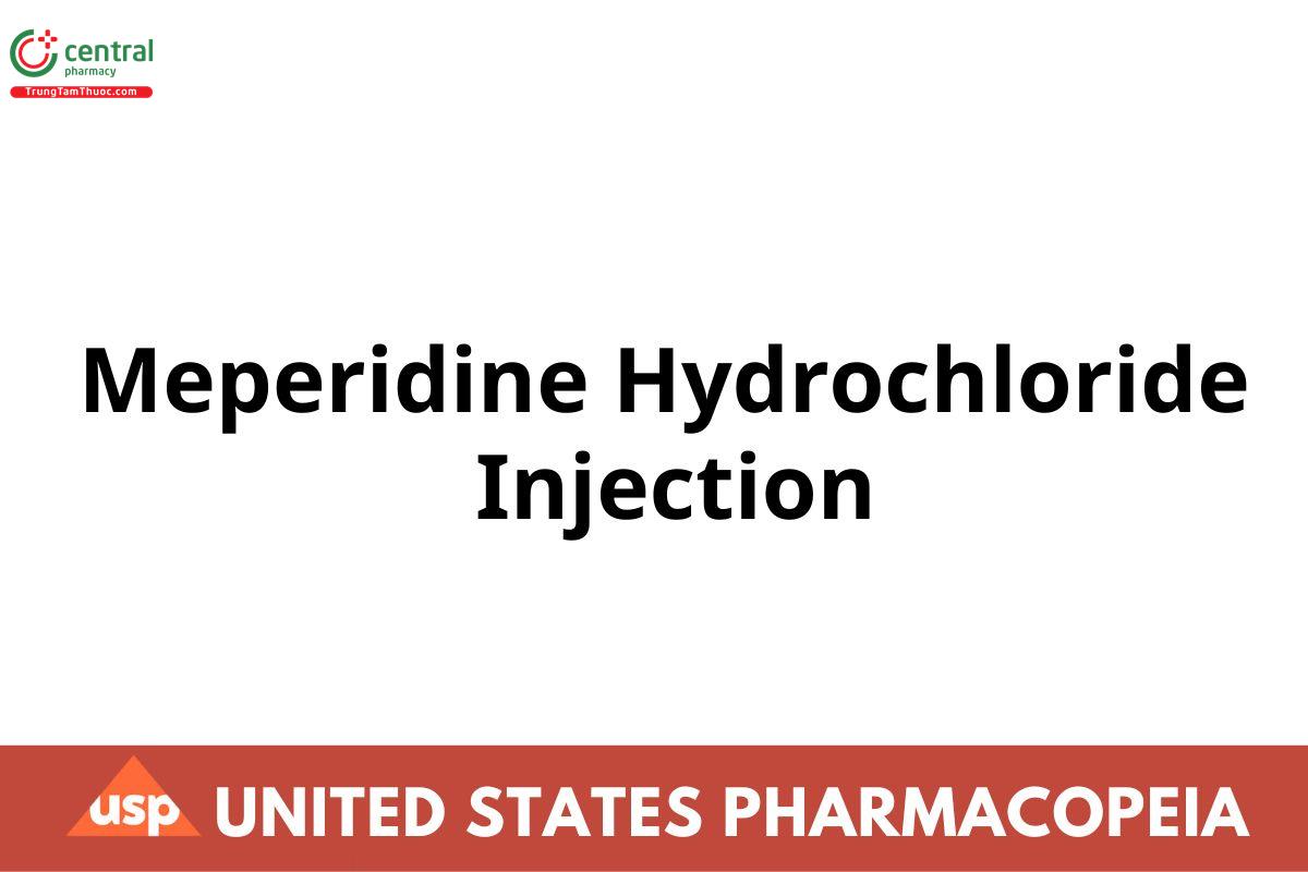 Meperidine Hydrochloride Injection
