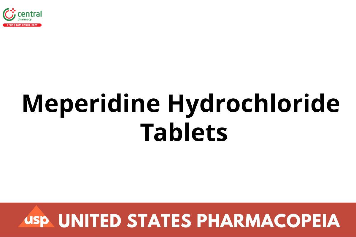Meperidine Hydrochloride Tablets