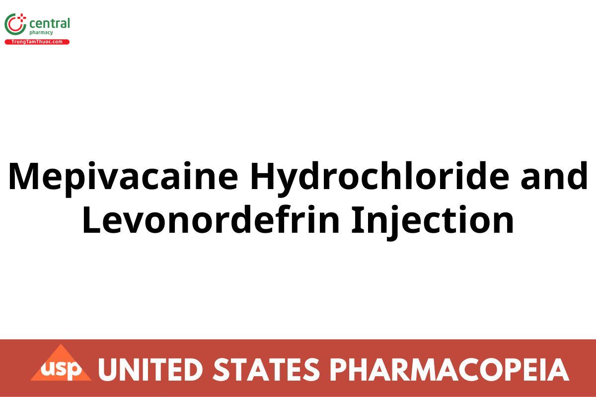 Mepivacaine Hydrochloride and Levonordefrin Injection