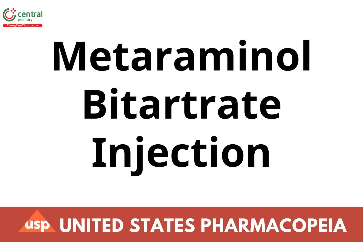 Metaraminol Bitartrate Injection