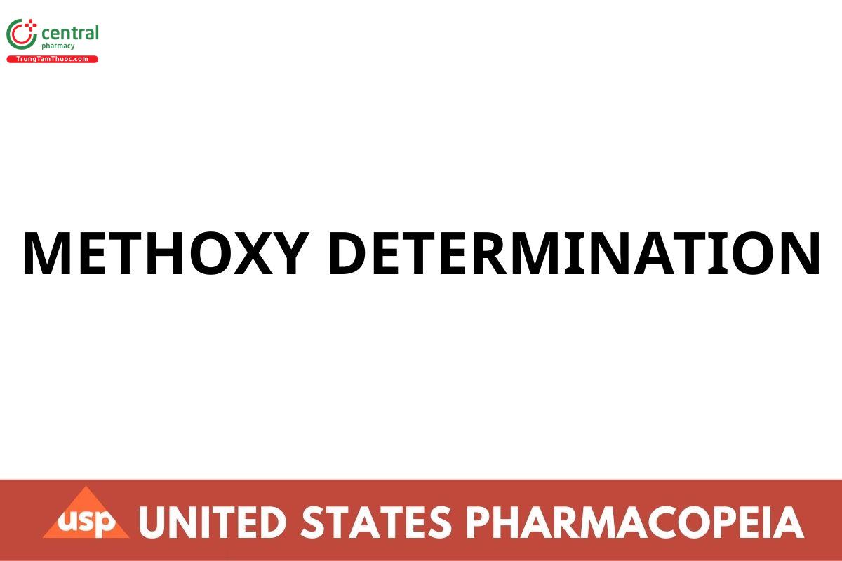 METHOXY DETERMINATION