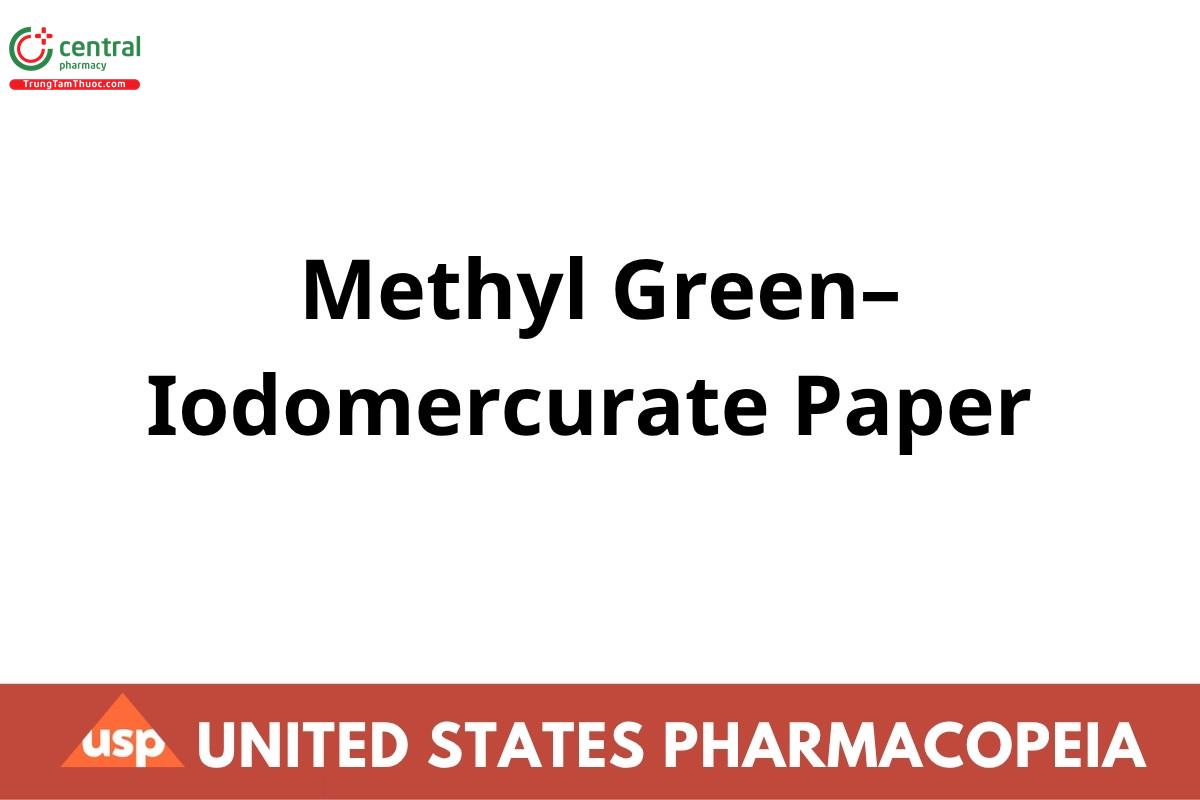Methyl Green–Iodomercurate Paper