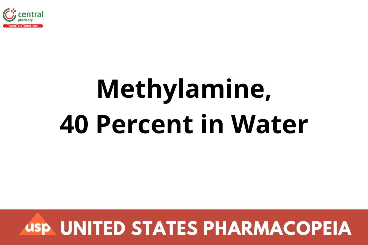 Methylamine, 40 Percent in Water