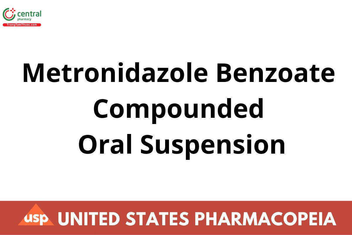 Metronidazole Benzoate Compounded Oral Suspension