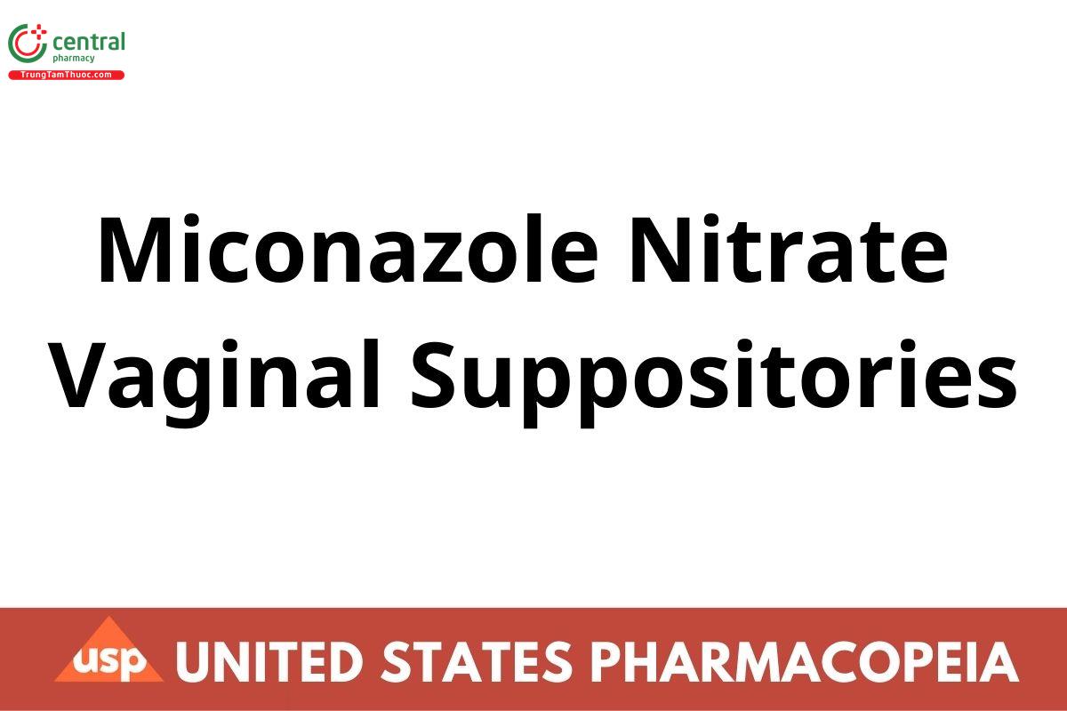 Miconazole Nitrate Vaginal Suppositories