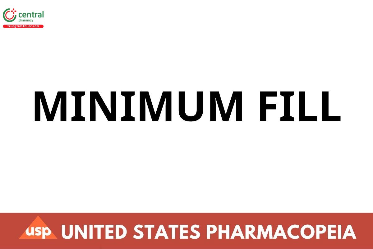 MINIMUM FILL