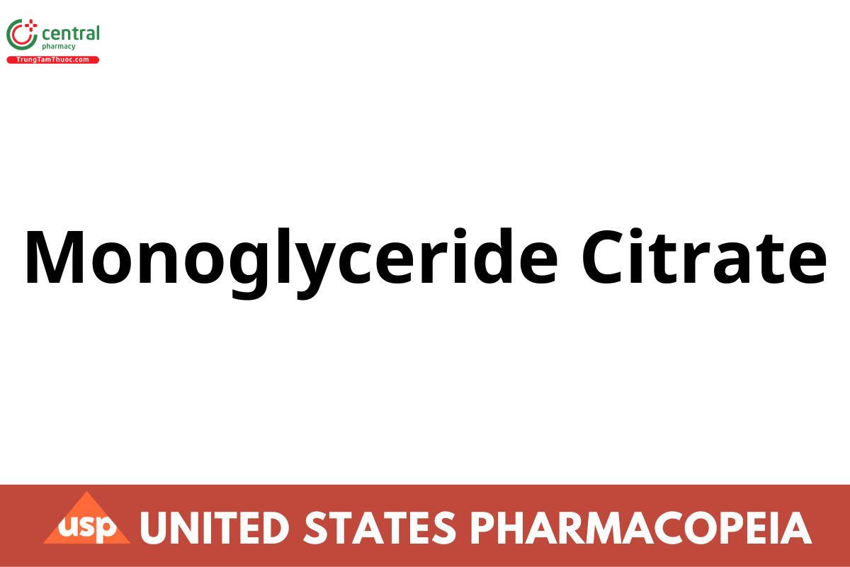 Monoglyceride Citrate