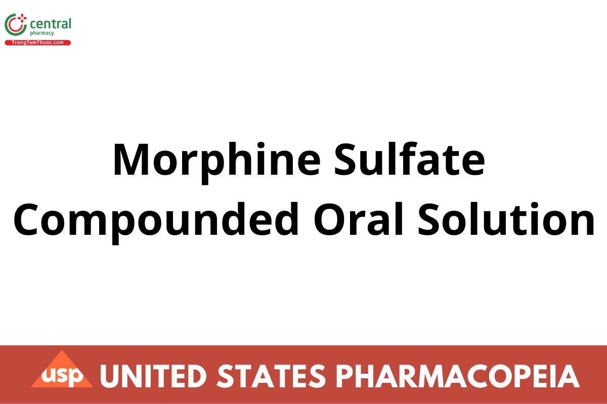Morphine Sulfate Compounded Oral Solution