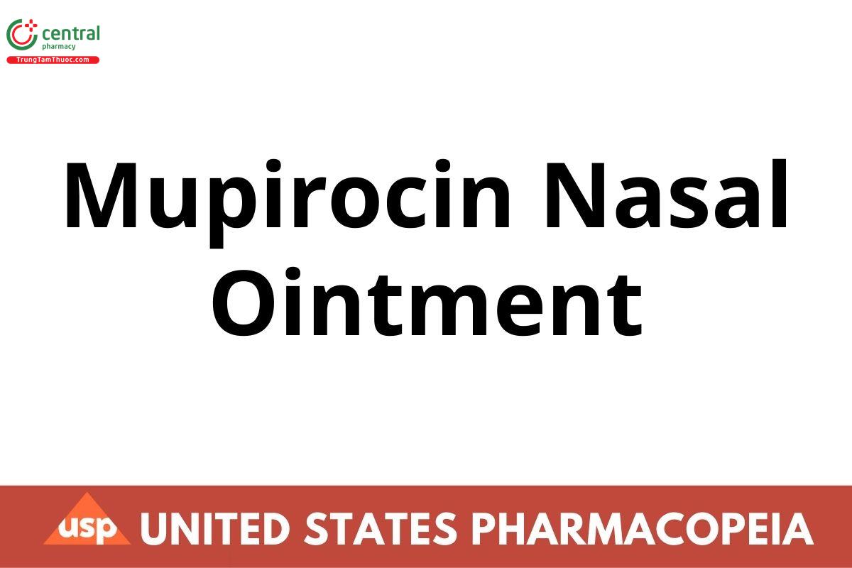 Mupirocin Nasal Ointment
