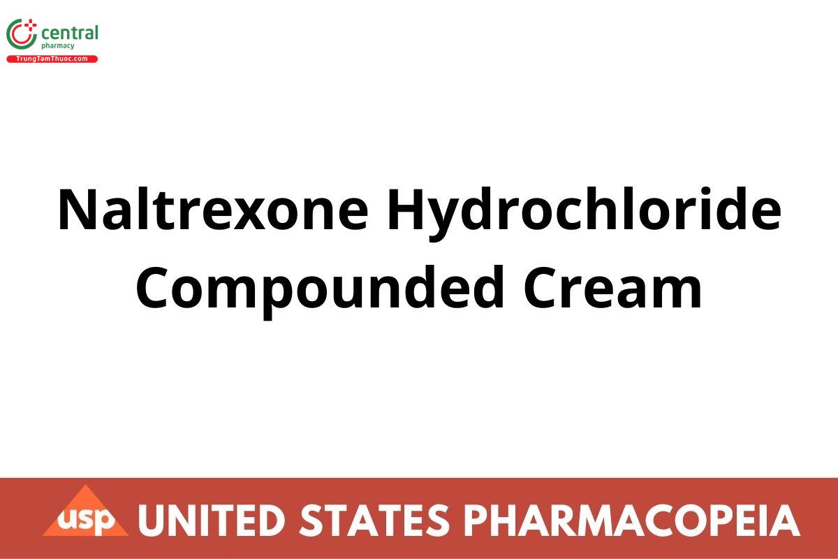 Naltrexone Hydrochloride Compounded Cream