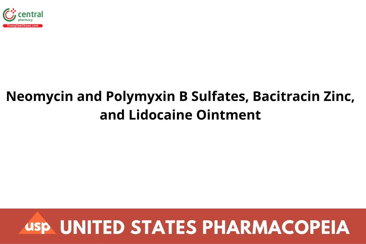 Neomycin and Polymyxin B Sulfates, Bacitracin Zinc, and Lidocaine Ointment