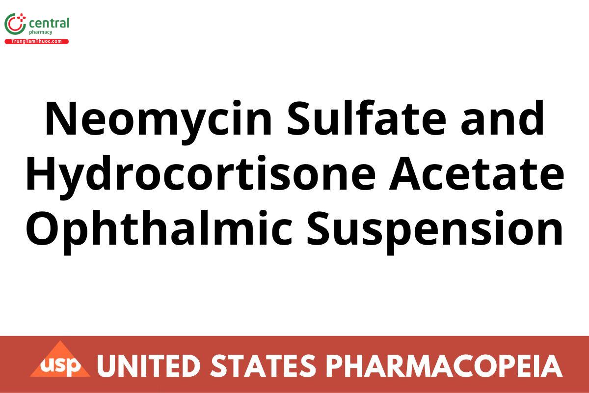 Neomycin Sulfate and Hydrocortisone Acetate Ophthalmic Suspension