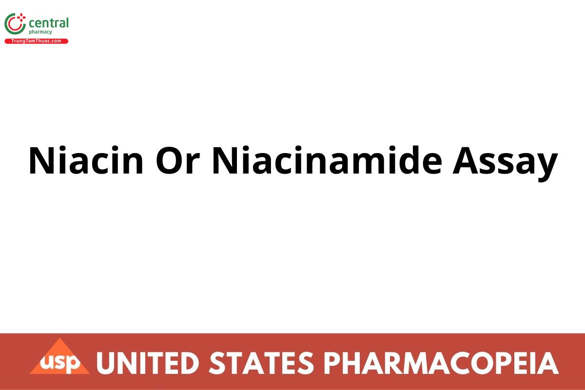 Niacin Or Niacinamide Assay
