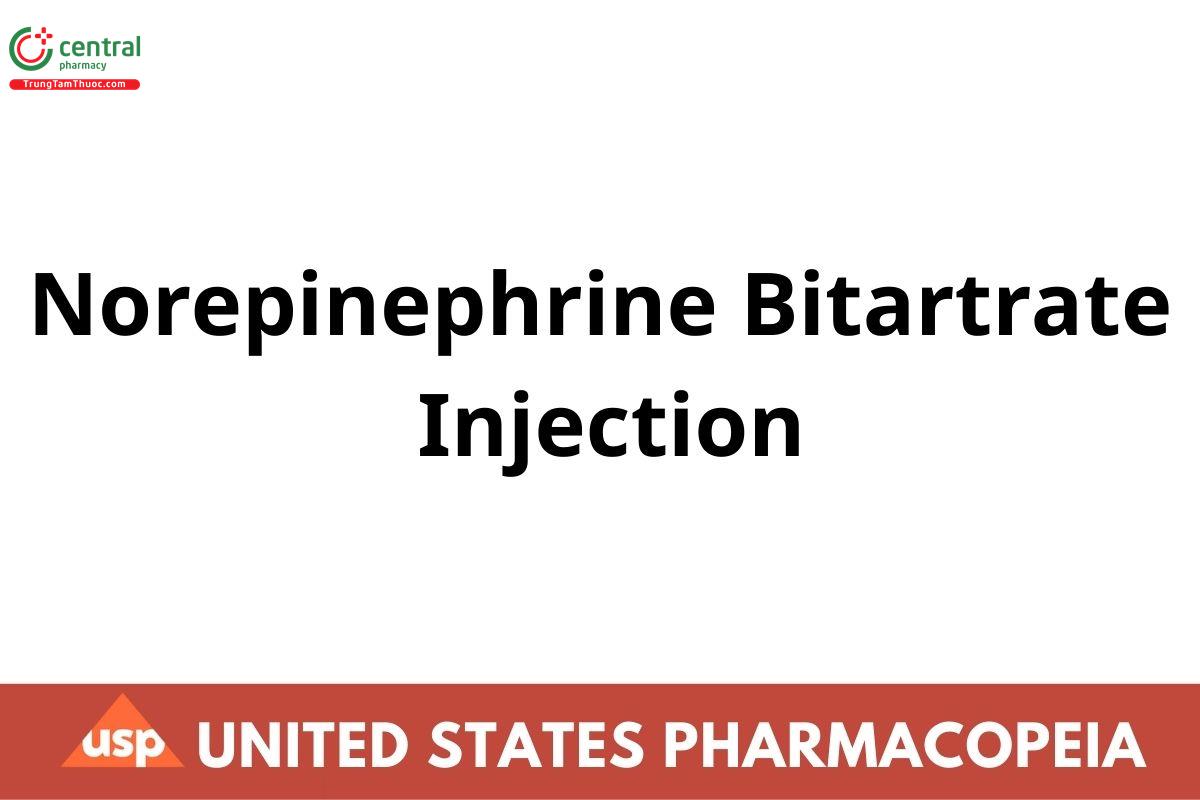 Norepinephrine Bitartrate Injection