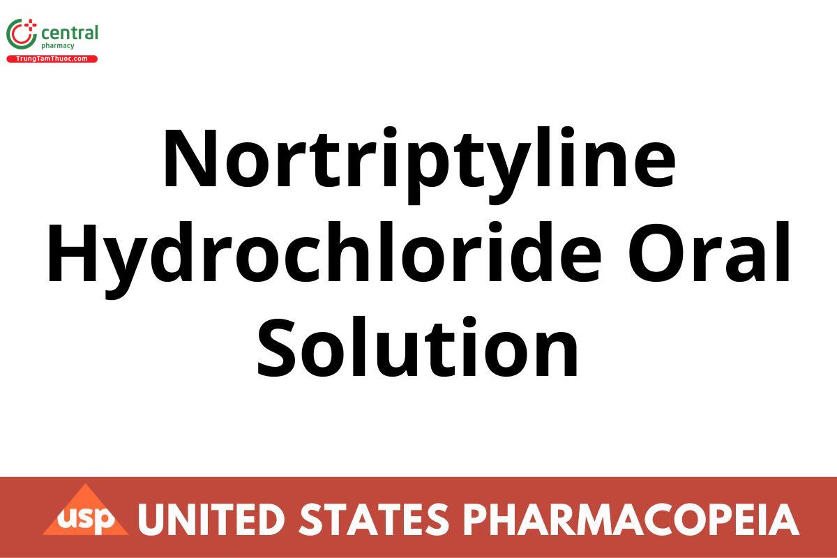 Nortriptyline Hydrochloride Oral Solution