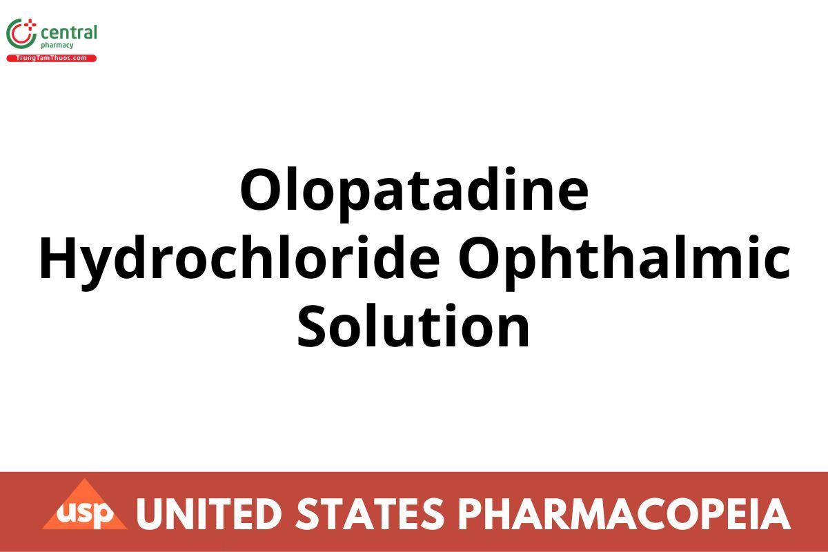 Olopatadine Hydrochloride Ophthalmic Solution
