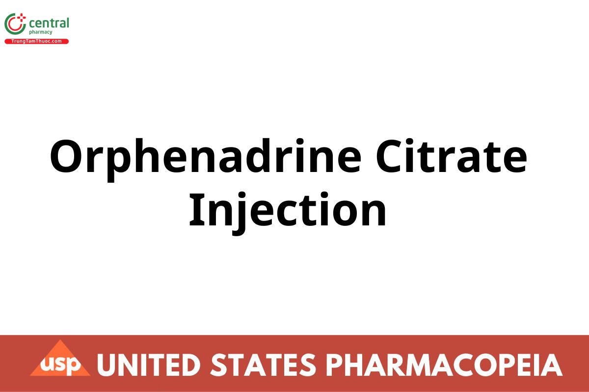 Orphenadrine Citrate Injection