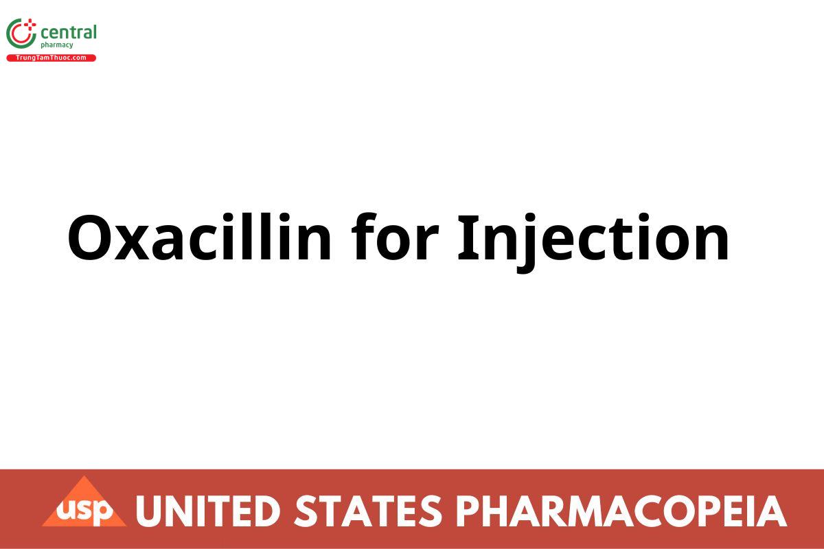 Oxacillin for Injection