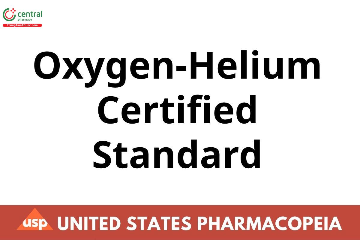 Oxygen-Helium Certified Standard
