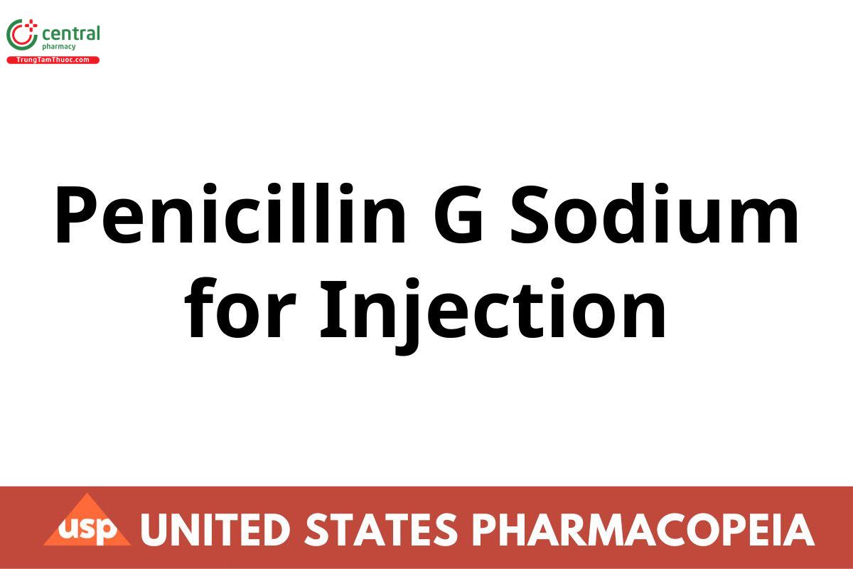  Penicillin G Sodium for Injection