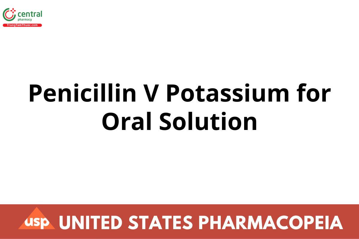 Penicillin V Potassium for Oral Solution