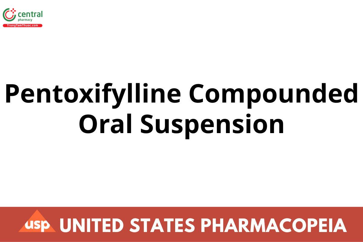 Pentoxifylline Compounded Oral Suspension