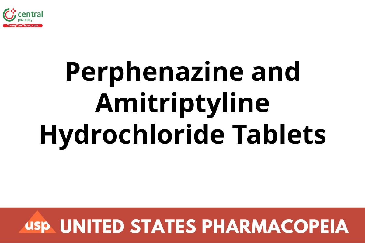 Perphenazine and Amitriptyline Hydrochloride Tablets
