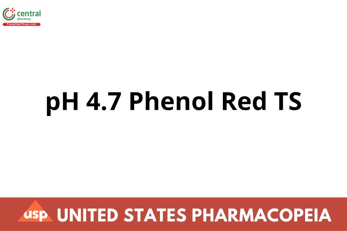 pH 4.7 Phenol Red TS