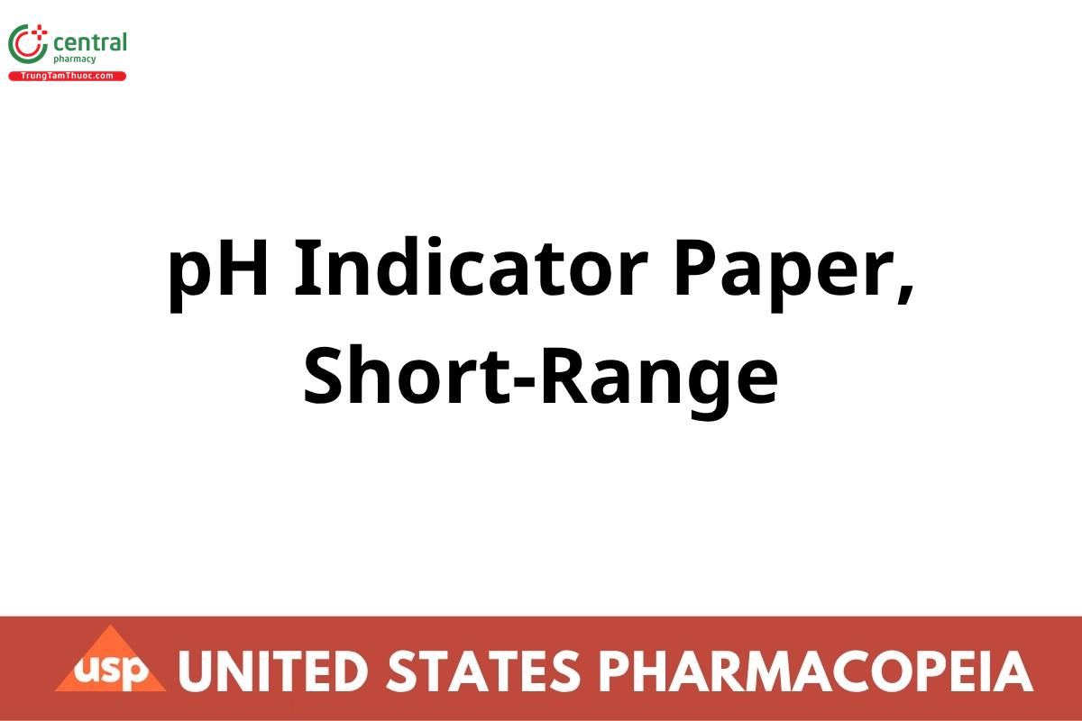 pH Indicator Paper, Short-Range