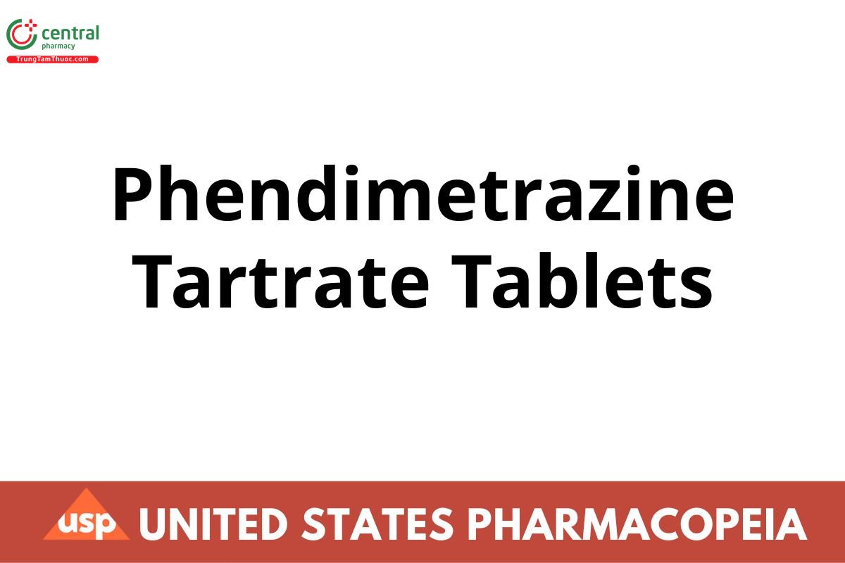 Phendimetrazine Tartrate Tablets