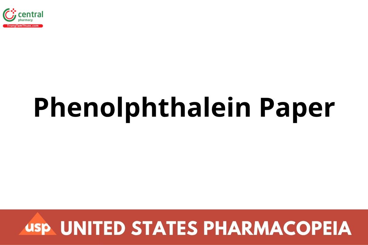 Phenolphthalein Paper