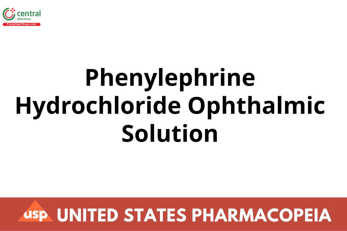 Phenylephrine Hydrochloride Ophthalmic Solution
