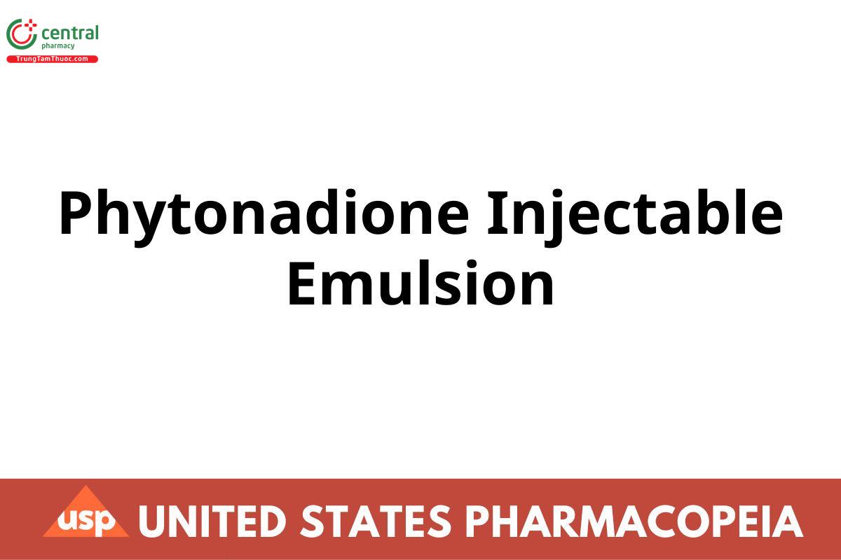 Phytonadione Injectable Emulsion