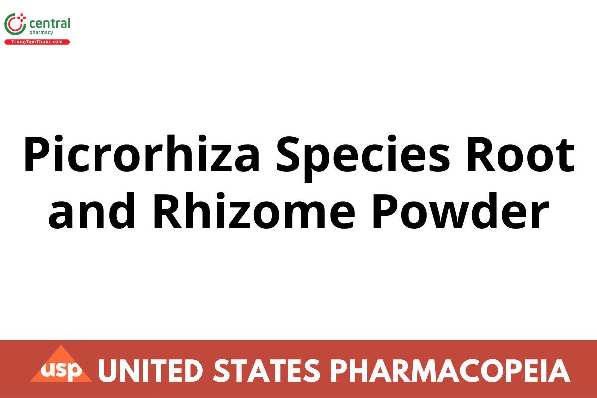 Picrorhiza Species Root and Rhizome Powder